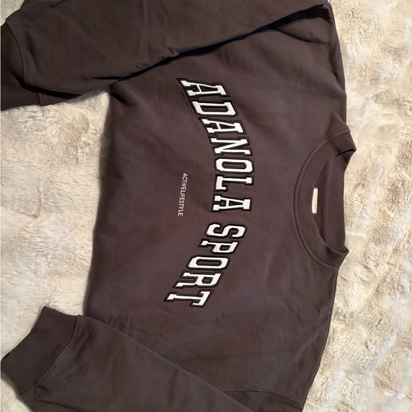 Adanola Sport Sweatshirt in Coffee Bean - Like New! - Picture 6 of 7